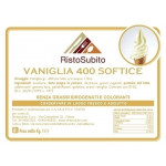 Powdered flavoured preparation for Gelato Soft/Vanilla/400 without hydrogenated fats Packs of gr 1000 in cartons of 15 bags Model 41
