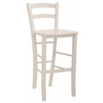 Indoor stool TESR Frame and seat in beech wood Model 1258-G04L