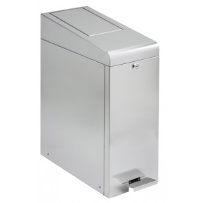 Sanitary towel disposal bin MDL brushed stainless steel 304 30 LT Model BRINOX 789080