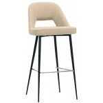 Indoor stool TESR Powder coated metal frame, fabric or synthetic leather Model 1617-TOP10 DIFFERENT COLOURS