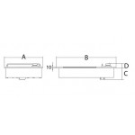 Induction plate Model P.I. 25 Built-in Dimensions of recessed hole mm 307x470 Power watt 2500