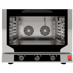 Electric ventilated convection oven with steam for bakery and pastry Model EKF464NUD Capacity n.4 trays cm 60x 40 Power Kw 6,4 Drop down door