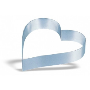 Heart in stainless steel Height 4,5 cm Model 641-0