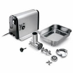 Meat grinder Model TC12 DENVER Hourly production kg/h. 85 Power watt 550 - Hp 0,75 Stainless steel plate and knife. Ventilated motor.