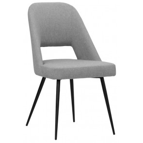 Indoor chair TESR Powder coated metal frame, fabric or synthetic leather covering. Model 1615-TOP8