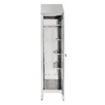Brooms locker for pulls water made of stainless steel 430 IXP n.1 hinged door Model 69605430