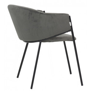 Indoor armchair TESR Powder coated metal frame, velvet covering. Model 1939-UK02