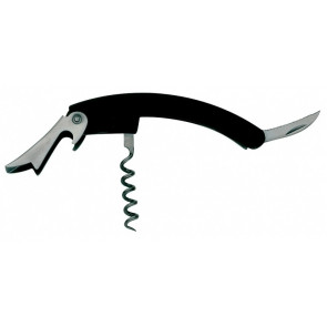 Waiter's knife. Tempered AISI 420 stainless steel blade with conical sharpening, satin finish.  Handle : in rubberized non-toxic material, anti-slip and dishwasher safe. Blade Cm 29 Model CL1256