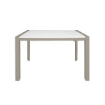 Indoor table TESR Powder coated metal frame, high glossy MDF top and extension Model 1457-65DT various colours