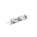 Double croissant cutting roller in Stainless steel Triangle size mm. 180x200 Weight g 400 Model 528-095
