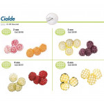 Dicing discs and french fries suitable for vegetable cutter model CL50 GOURMET Robot Coupe
