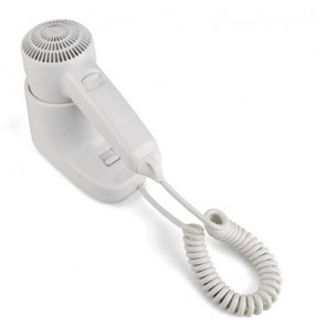 Hair dryer STK wall mount 1200W, 2 speed Power and air flow regulator Model HD21