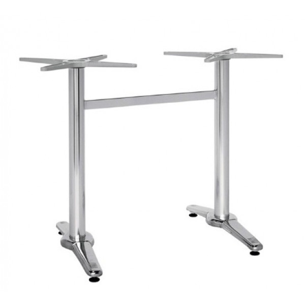 Outdoor base TESR Stainless steel covering frame and aluminum tube, adjustable feet Model 919-MTB014
