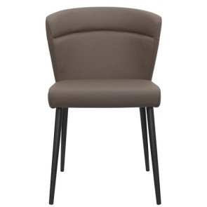 Indoor armchair TESR Metal frame, seat and backrest in fabric or synthetic leather Model 1439-C50P