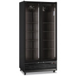 Ventilated refrigerated display 2 doors KLI Model ICOOL80BLACK