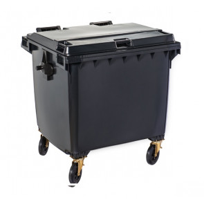 Outdoor waste container in polyetylene high density with HDPE anti UV protection MDL Colour GREY Model 766640