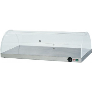 Hot plate with plexiglass dome semi-cylindrical with two openings Model PCC4730 Stainless steel structure