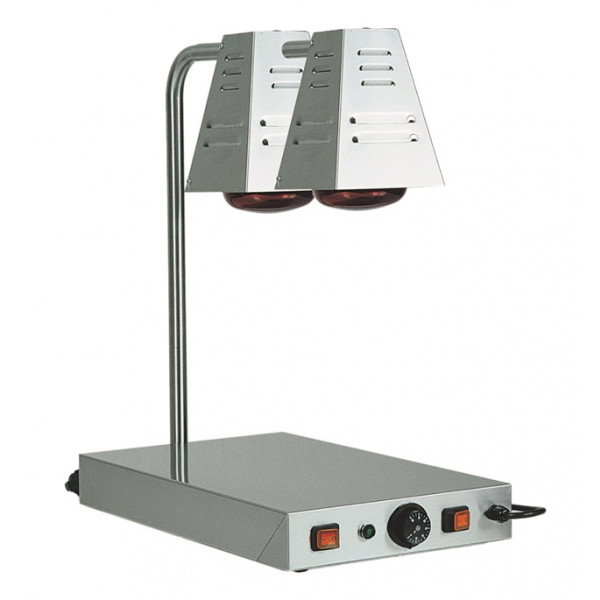 Double infrared lamp with hot plate Model PCI4718D