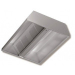 Central hood Stainless Steel Aisi 430 satin scotch-brite RP Model DSC15/18