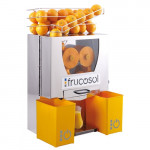 Stainless steel professiona automatic juicer Frucosol Model F50 Production 20-25 oranges per minute Max. ø 85 mm N. 2 waste storage containers