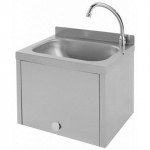 Stainless steel hand washer MR with knee control Model MLL35