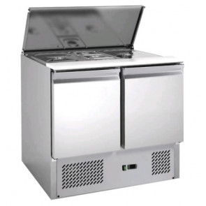 Static refrigerated Saladette ForCold Model G-S900-FC for salads stainless steel AISI 201 static Gastronorm 1/1
