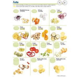Slicing discs suitable for vegetable cutter series Expert 5-7 Robot Coupe