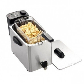 Stainless steel countertop electric fryer Model FRY TYPE4 Tap for oil discharge