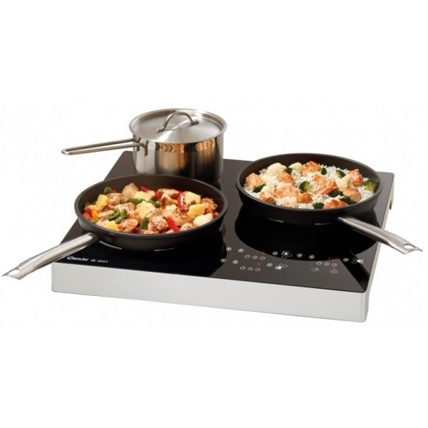 Induction plate Kar 3 cooking zones Useful surface 200-160-200mm Touch control panel Power W 3400 Model 105940