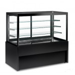 Refrigerated food counter ideal for fresh pastry and cold gastronomy Zoin Model Kristall KR120PSVG Double glazing Ventilated refrigeration without storage Built-in group