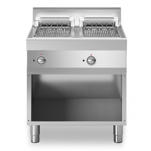 Electric grill 2 cooking zone MDLR Open cabinet Model F7080GREA
