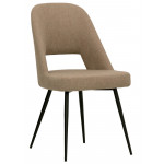 Indoor chair TESR Powder coated metal frame, fabric or synthetic leather covering. Model 1615-TOP8