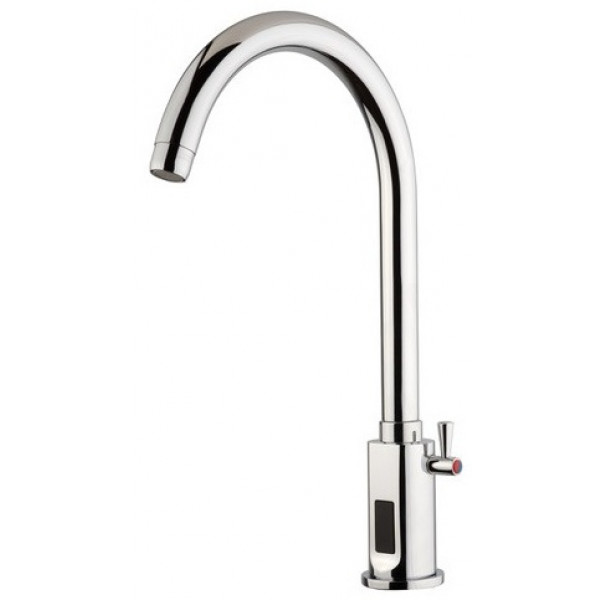 Electronic basin mixer, one hole with swinging high spout (H=200MM) MNL Model ZEUS004 BATTERY/POWER
