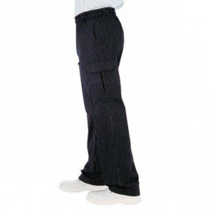 Chef trousers Vienna black 100% cotton Available in different sizes Model 044051