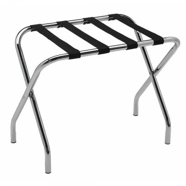 Chromed Steel Case Holder STK, Only packs of two Diameter 25mm, PVC straps Model RV chrome