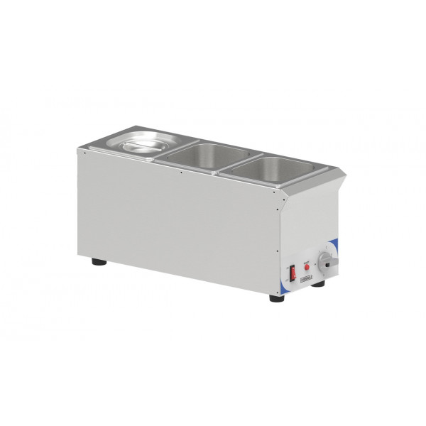 Bain-marie for sauces CLN 3 containers GN 1/6 Model CBMS316V