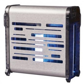Flying insect killer with glue board Satin stainless steel 40 W MDL Model INSETTIVOR FLUO 903076