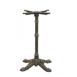Indoor base TESR Powder coated cast iron frame, bronze look, adjustable feet Model 1351-T11BR