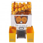 Stainless steel professiona automatic juicer Frucosol Model F50 Production 20-25 oranges per minute Max. ø 85 mm N. 2 waste storage containers