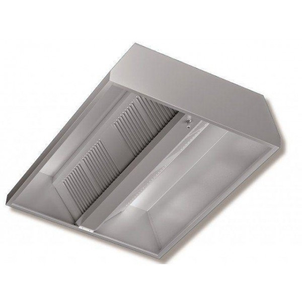 Central hood Stainless Steel Aisi 430 satin scotch-brite RP Model DSC18/40