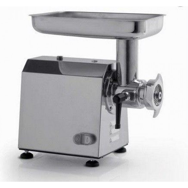 Electric meat grinder Model TI12 made of polished stainless steel Barrel: Ø 70 mm Hourly production: 200 kg