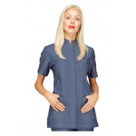 Woman Portofino blouse SHORT SLEEVE 100% Cotton JEANS in different sizes Model 002877M