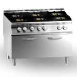 Gas range MDLR 6 burners Gas oven Model CL90120CFGB