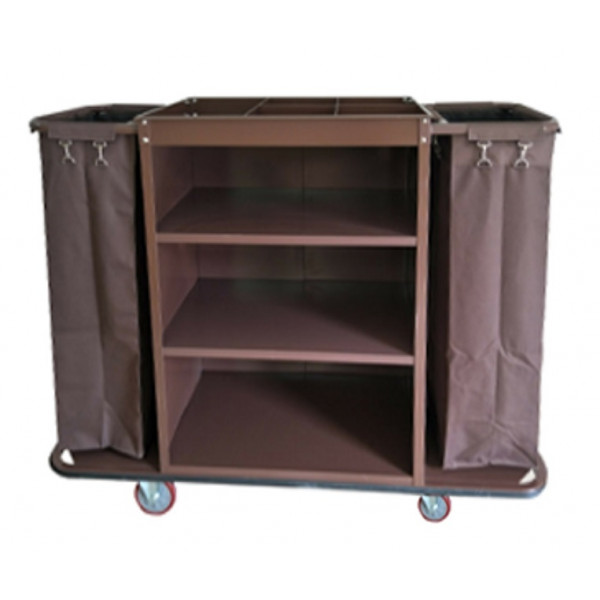 Trolley for room service with double removable bag STK Model LCART2