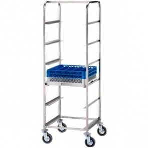 Dishwasher trolleys Model CP1442 Stainless steel structure For 50x50 baskets