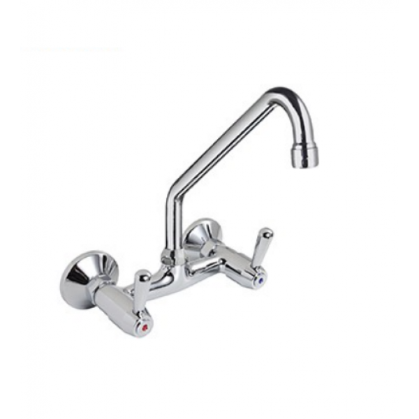 Two holes wall mounted tap - swinging "C" spout L30cm MNL Model R0102010213