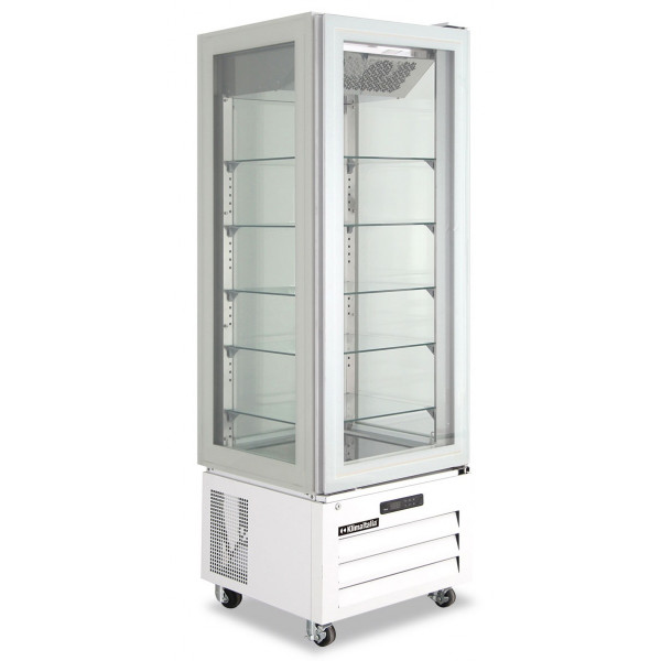 Pastry display four glass sides no frost Model VICTORIA65NFPWHITE