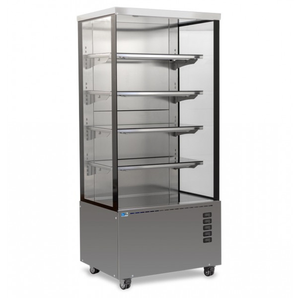 Hot wall-site multideck made of stainless steel Model MAGMA 900