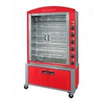Electric vertical rotisserie ENG Model ELBAPLUS36PE Capacity N. 36 Chickens N. 6 stainless steel tubular spits mm 12 x 12