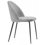 Indoor chair TESR Powder coated metal frame, velvet covering. Model 1761-JB1